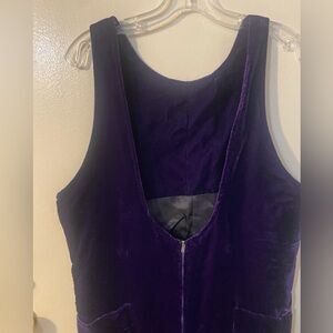 Vintage Unisex 1970s Jumper velvet purple Groovy